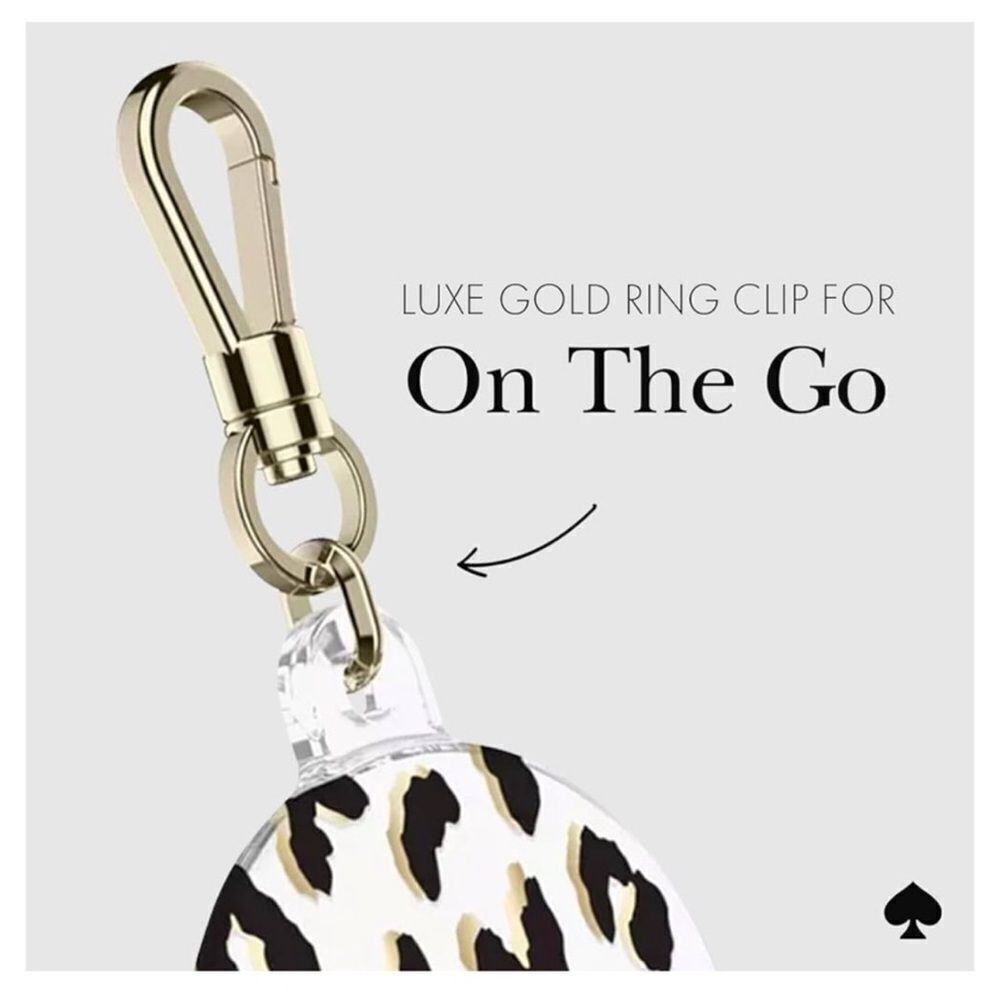 kate spade Air Tag Compatible Protective Case Clip on or Keyring - Picture 9 of 10